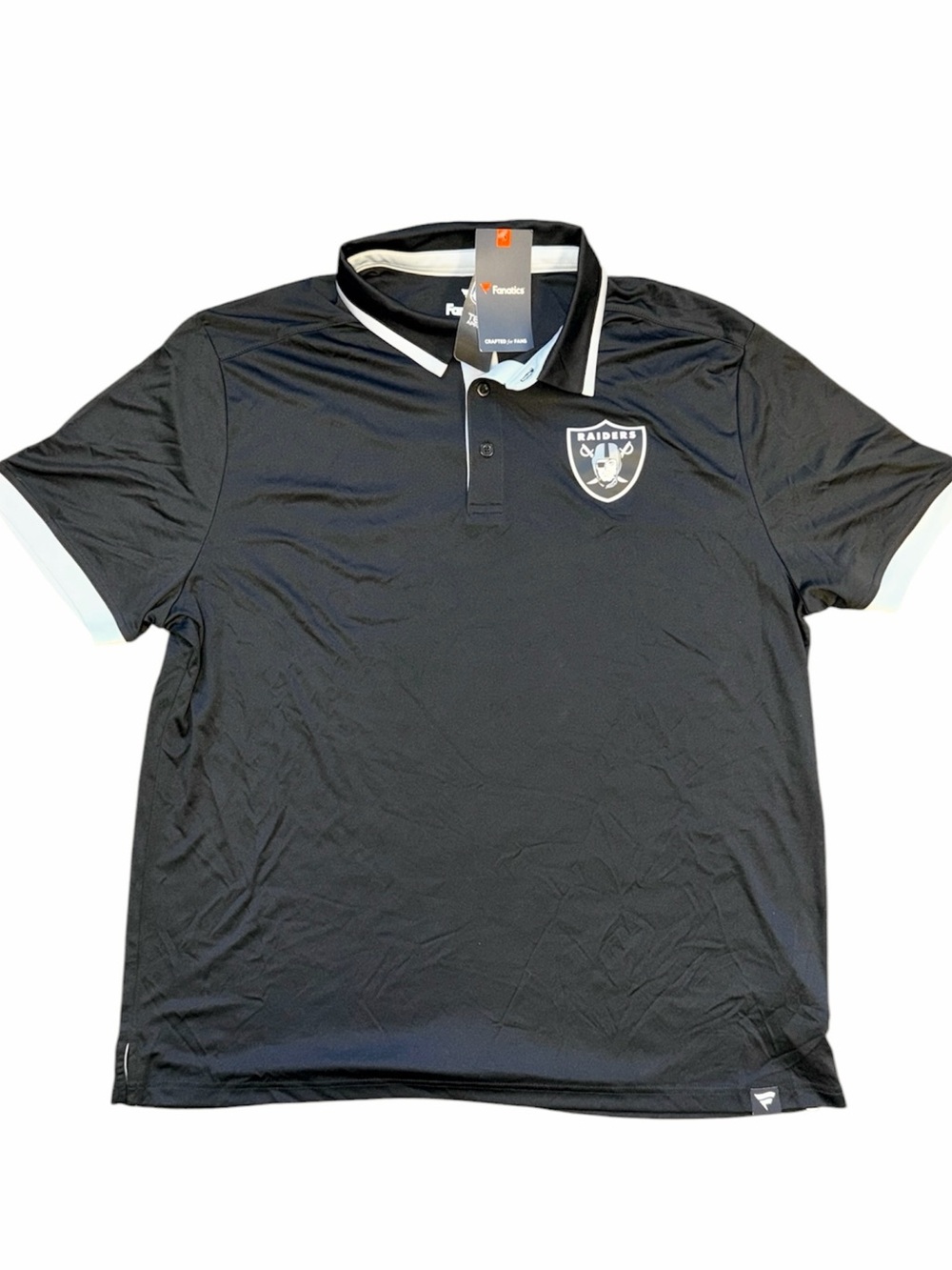 New with Tags Las Vegas Raiders Men’s Polo Shirt 2Xl